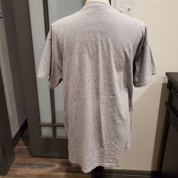 👛5Star Large Gray and White American Flag Tee - Picture 4 of 4